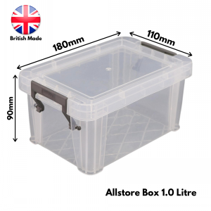 Allstore Plastic Storage Box Size 08 (1 Litre)